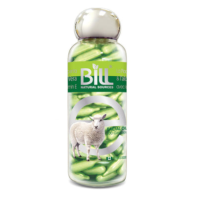 BILL Natural Sources® Lamb Placenta Facial Moisturizer with Aloe Vera & Vitamin E Gelcaps