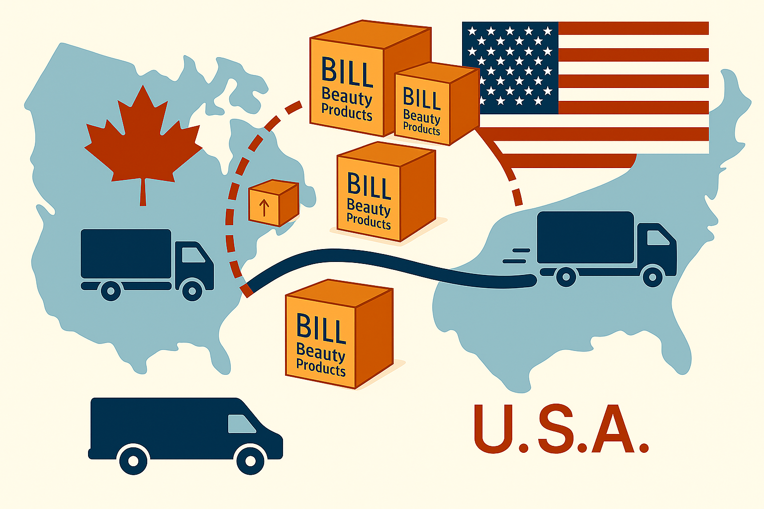 delete wordings USA and the truck icon at the bottom of this picture