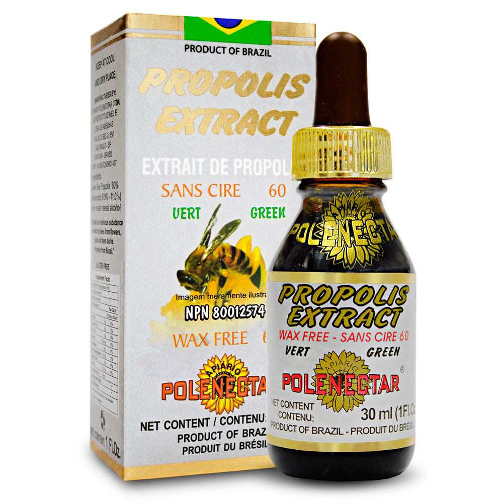Polenectar® Green Bee Propolis Liquid (Wax Free 60) 30ml