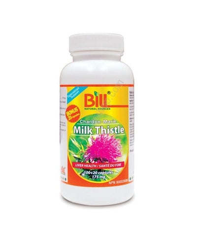BILL Natural Sources® Milk Thistle 175mg 120 Capsules