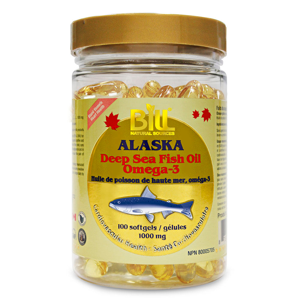 BILL Natural Sources® Alaska Deep Sea Fish Oil 1000mg Softgels