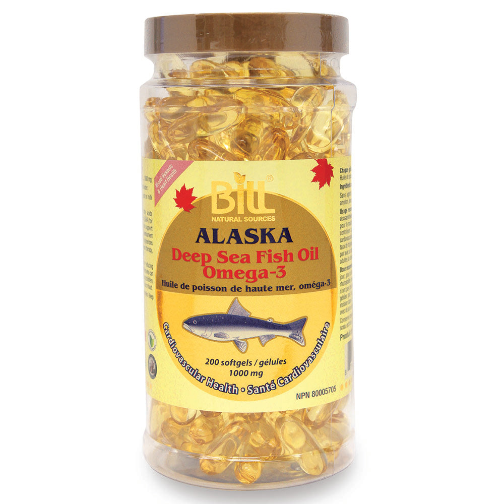 BILL Natural Sources® Alaska Deep Sea Fish Oil 1000mg Softgels