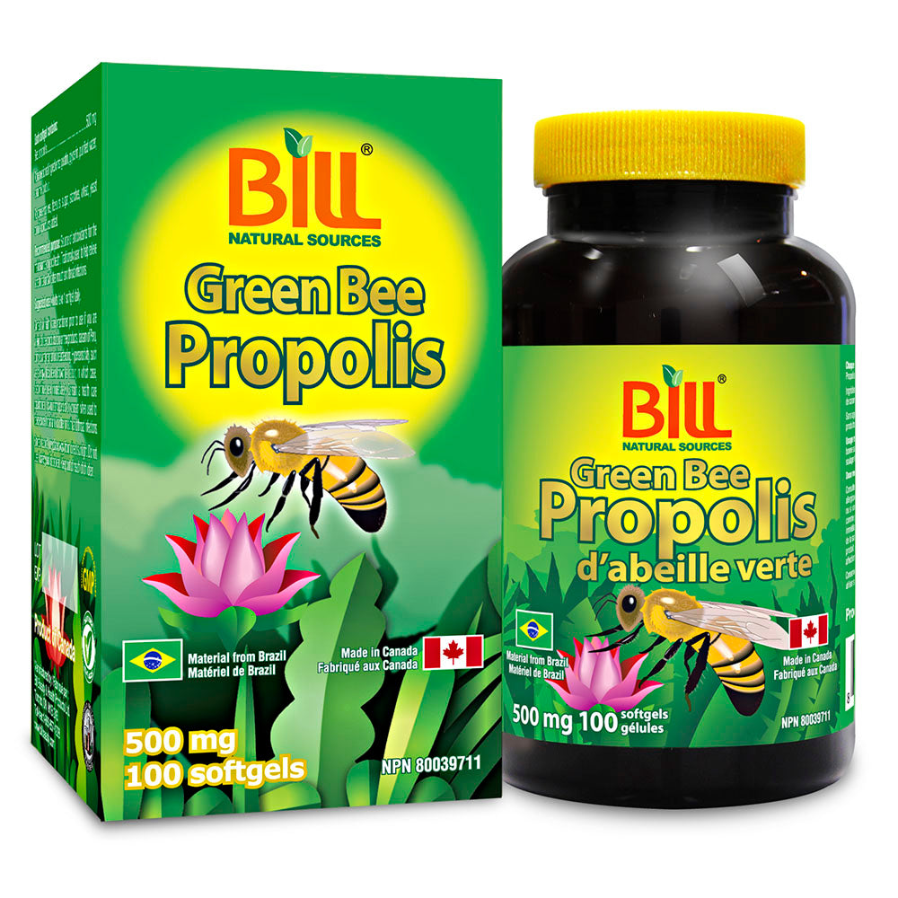 BILL Natural Sources® Bee Propolis 500mg 100 Softgels