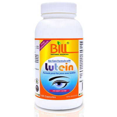 BILL Natural Sources® Lutein Plus Zeaxanthin Maximum Strength 100 Capsules