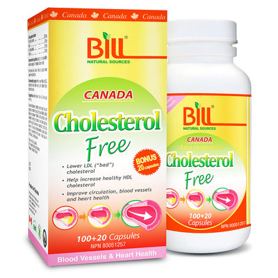 BILL Natural Sources® Cholesterol-Free Formula 120 Capsules