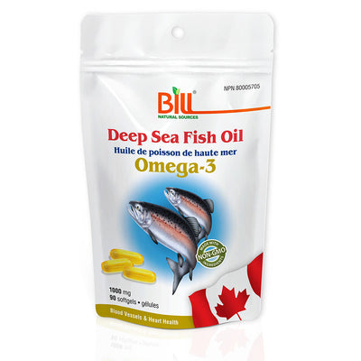 康加美®加拿大深海鱼油1000毫克 90粒软胶囊 袋装