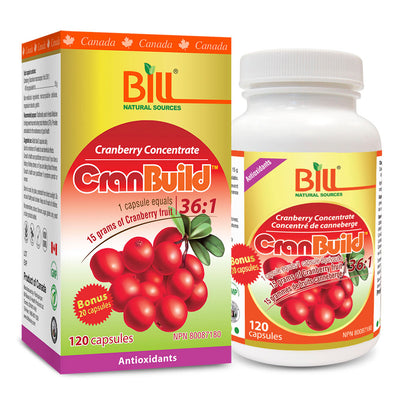 BILL Natural Sources® CranBuild™ 416mg 120 capsules